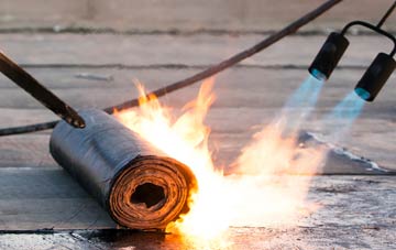 Little Moor End asphalt flat roofing repairs